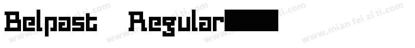 Belpast Regular字体转换